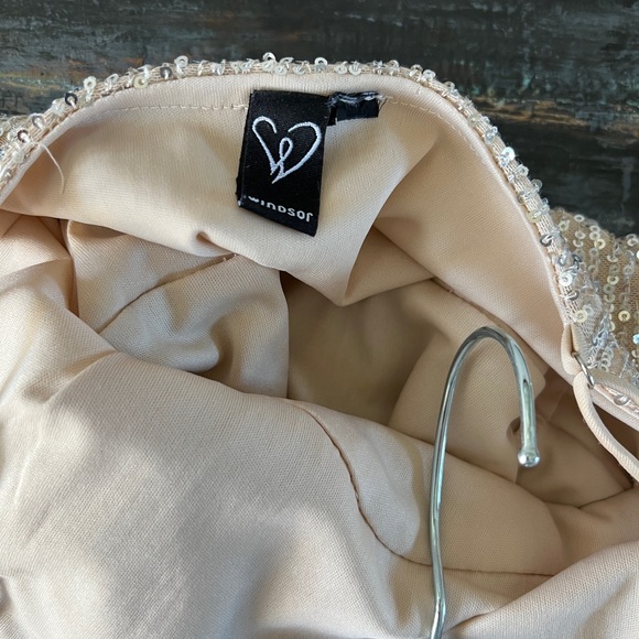 Windsor Champaign sequin dress. Sz Medium   Worn once - Picture 2 of 7